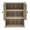 Flash Furniture Dune Farmhouse Wall Mounted Bathroom Medicine Cabinet Storage Organizer w/2 Magnetic Closure Doors FS-BATH-7-BR-GG - alternate 9